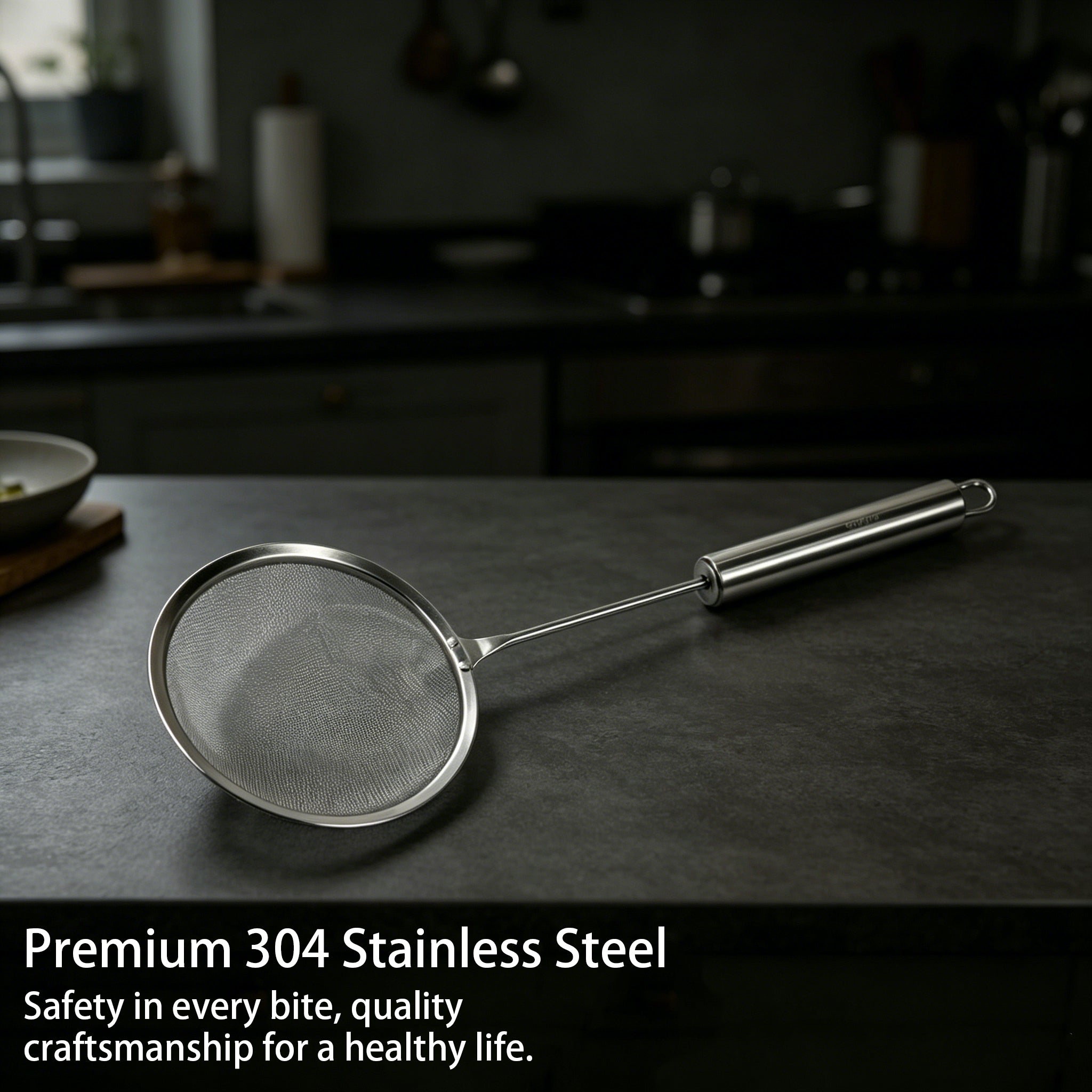104331 - Long Handle Kitchen Strainer