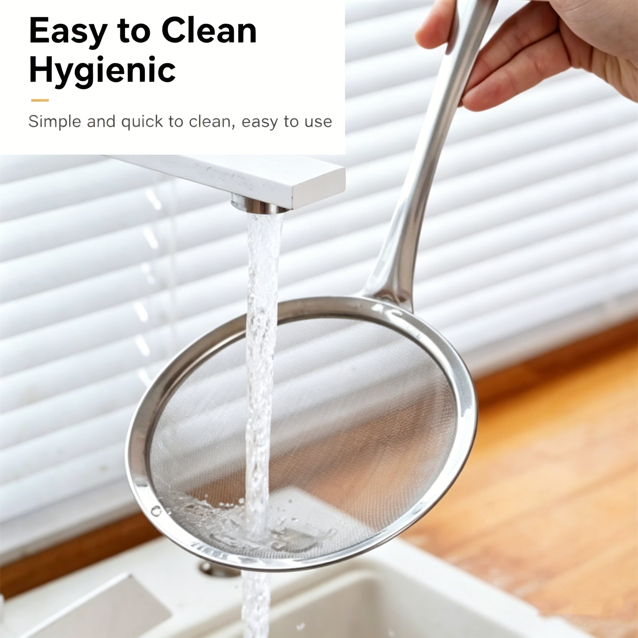 104331 - Long Handle Kitchen Strainer