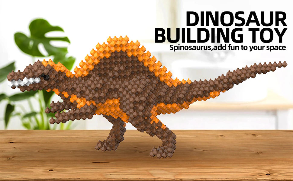 KADELE Spinosaurus Dinosaur Blocks | 418-Piece Educational Toys Ages 8+ Gift