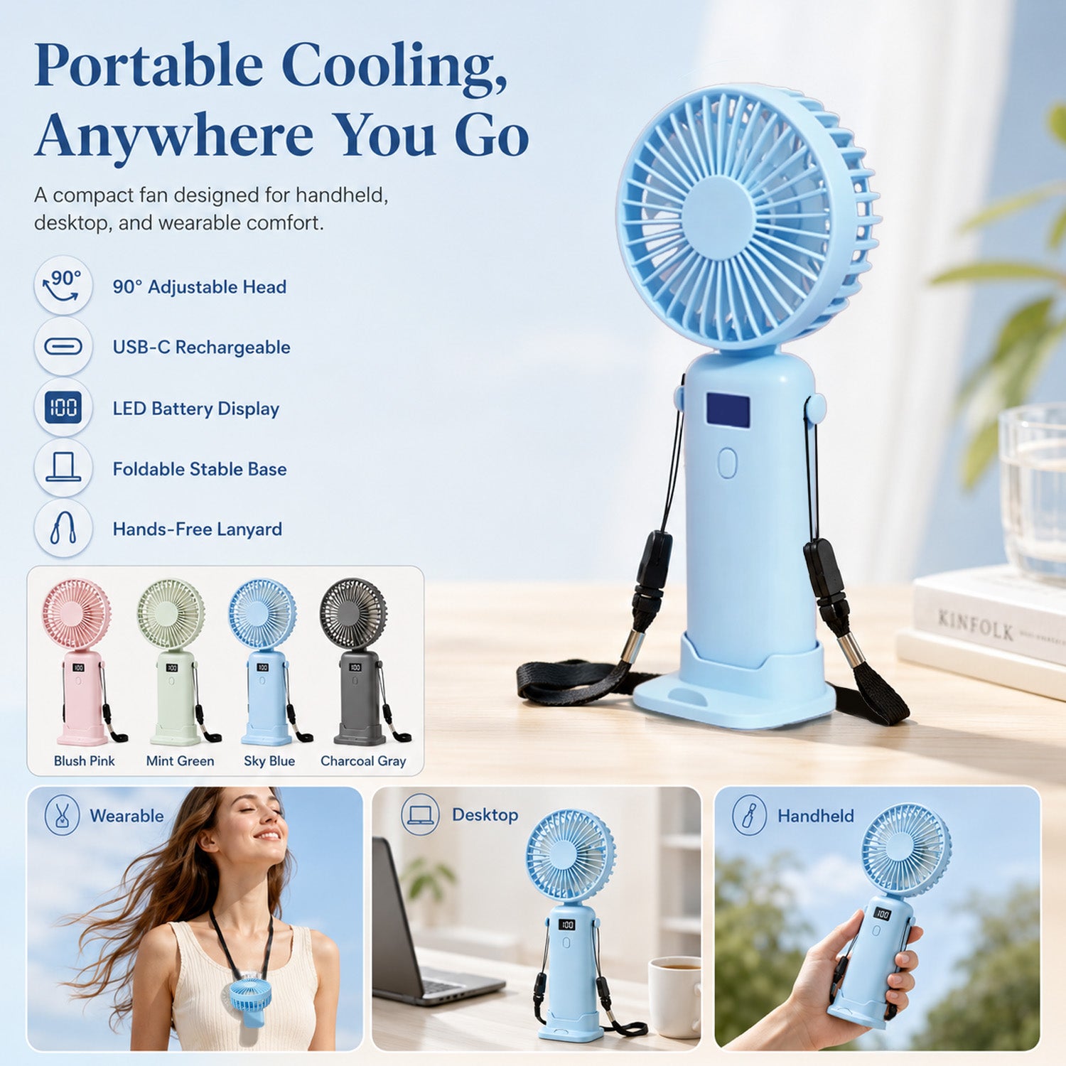 1201856 - Mini Handheld Fan