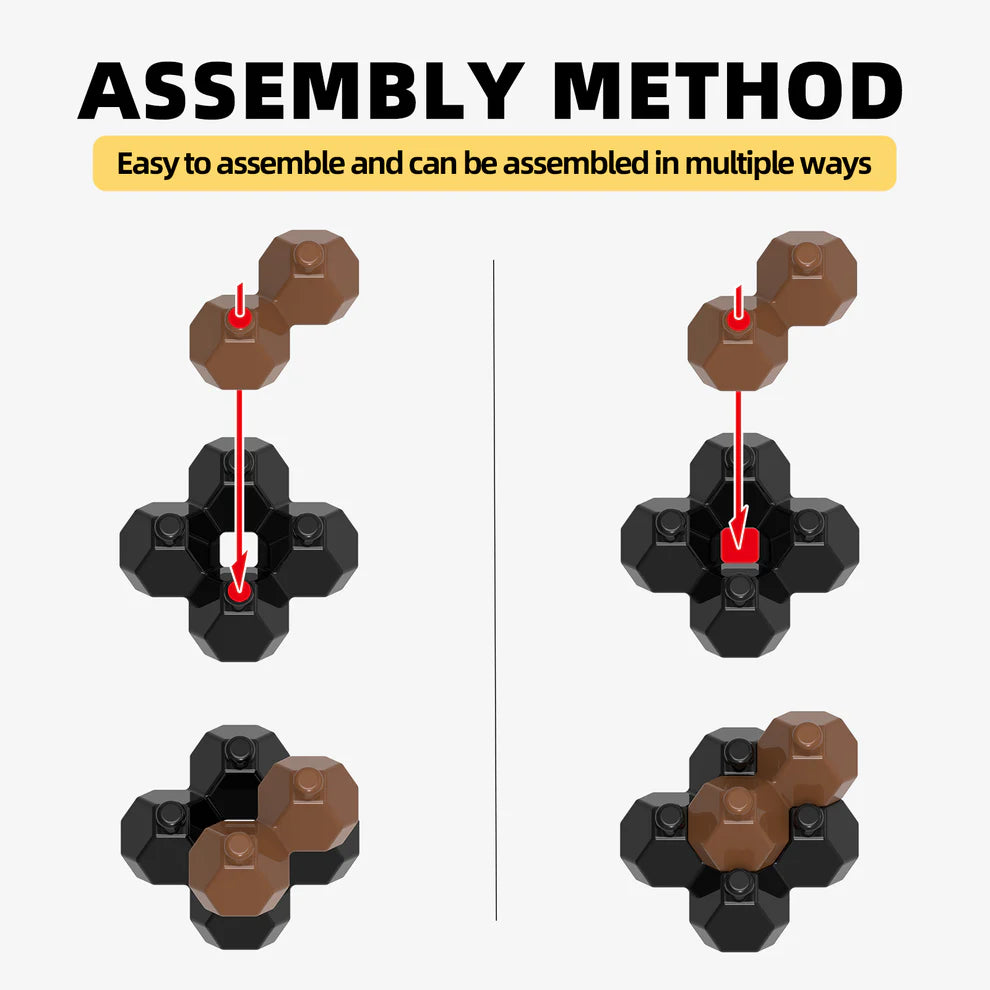 KADELE Football Building Set | 223PCS Miniature 3D STEM Challenging Toys for 14+ Adults