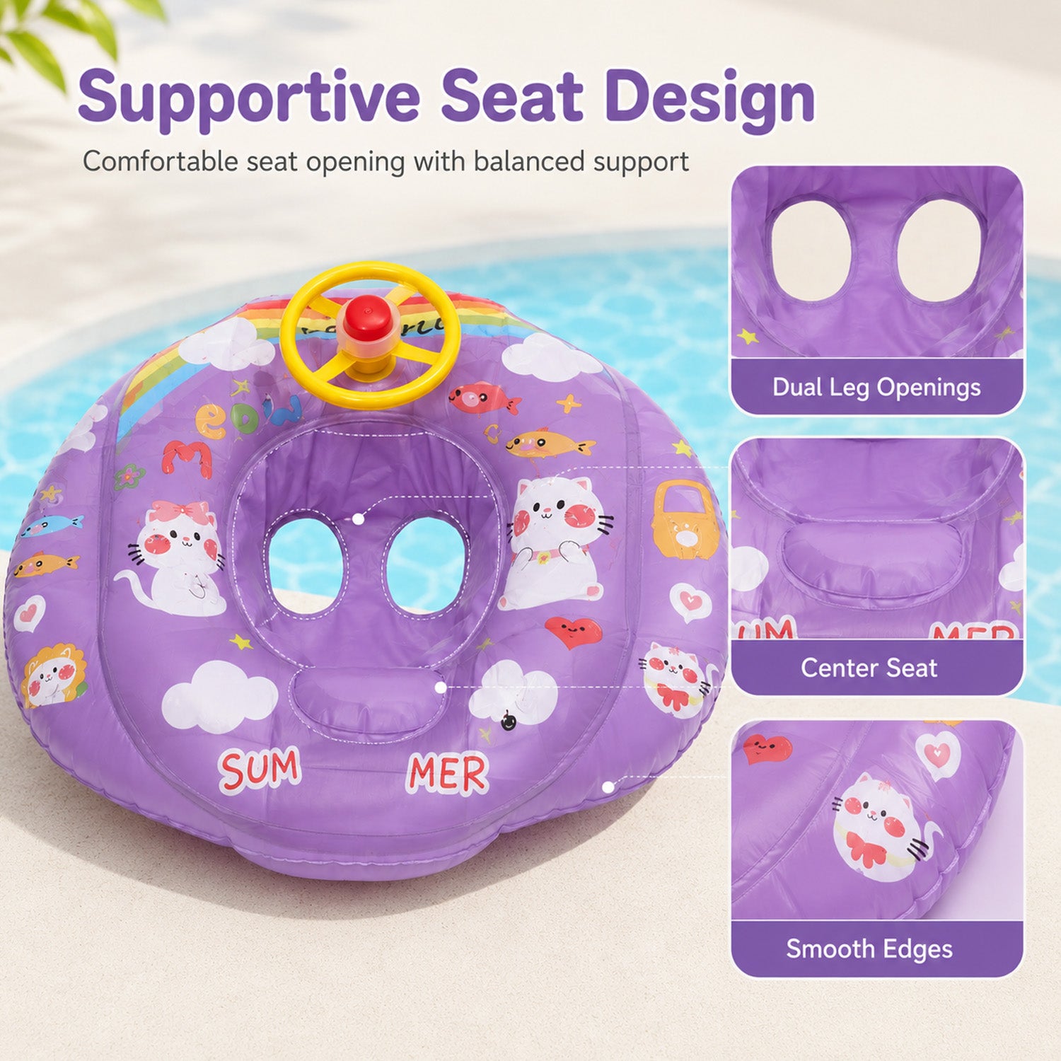 241184 - Kids Inflatable Swim Ring