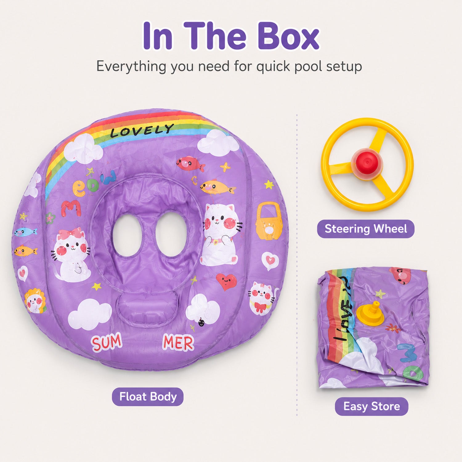 241184 - Kids Inflatable Swim Ring