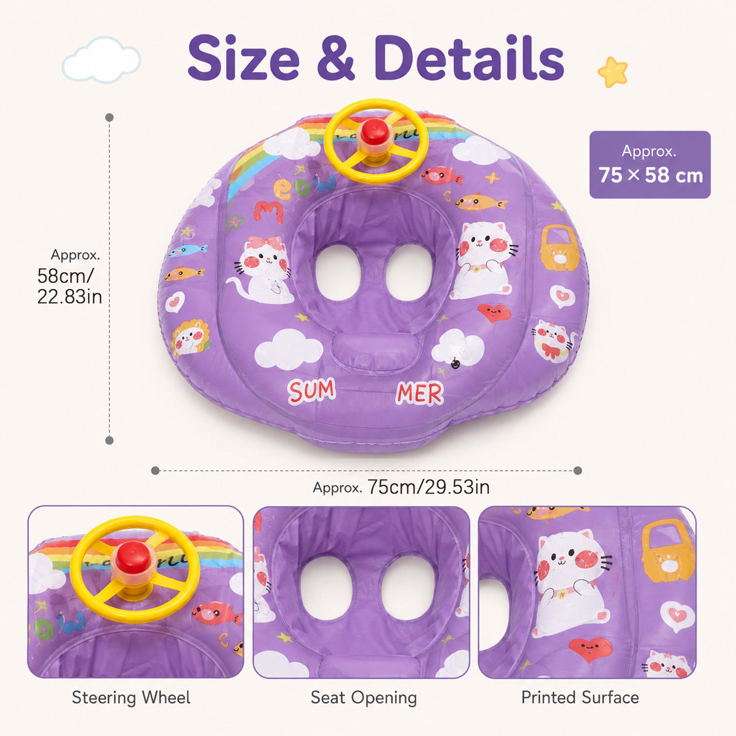 241184 - Kids Inflatable Swim Ring