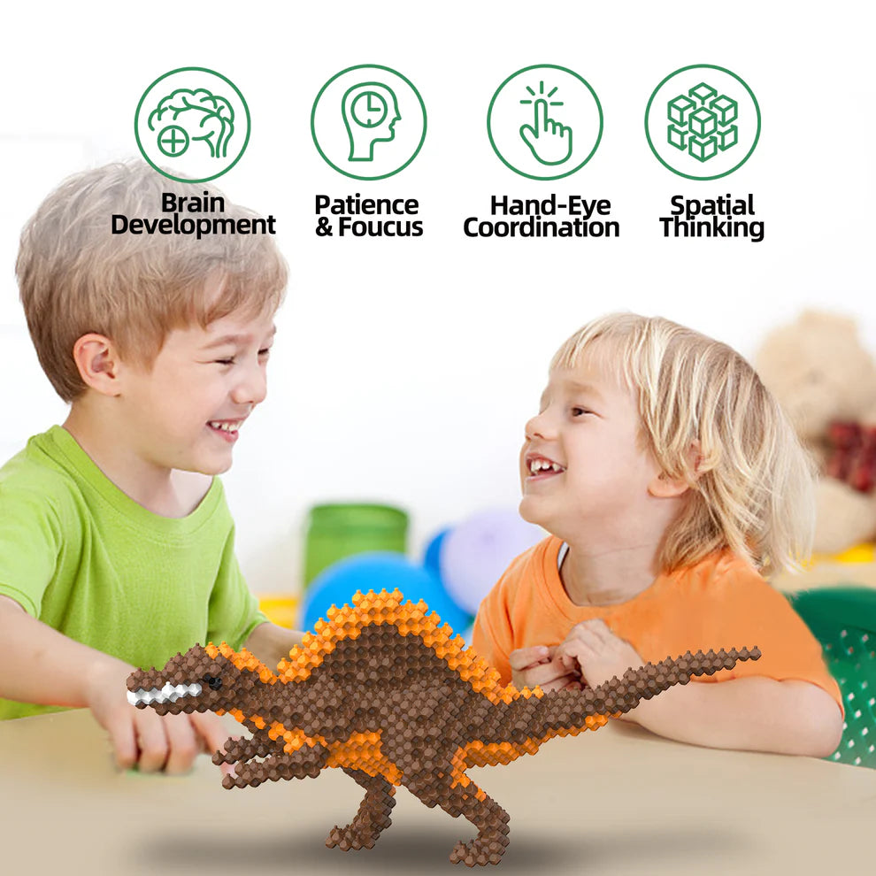 KADELE Spinosaurus Dinosaur Blocks | 418-Piece Educational Toys Ages 8+ Gift