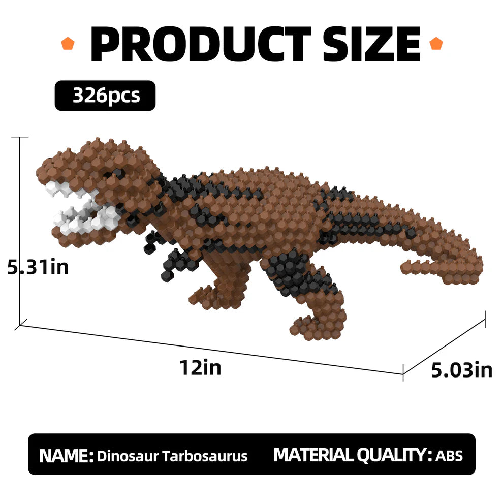 KADELE Tyrannosaurus Rex Dinosaur Building Set | 326 PCS Educational Toys Ages 8+