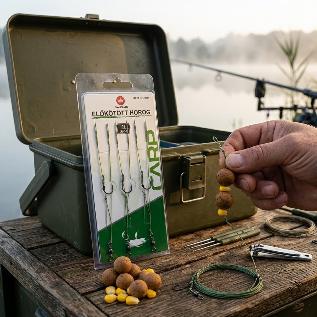 Pre-Tied Fishing Hook Rig Set