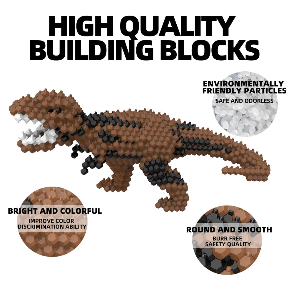 KADELE Tyrannosaurus Rex Dinosaur Building Set | 326 PCS Educational Toys Ages 8+