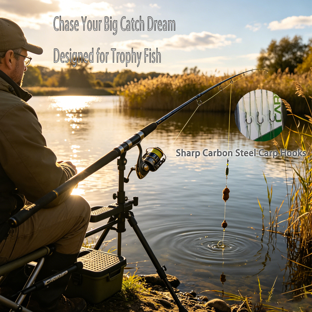 Pre-Tied Fishing Hook Rig Set