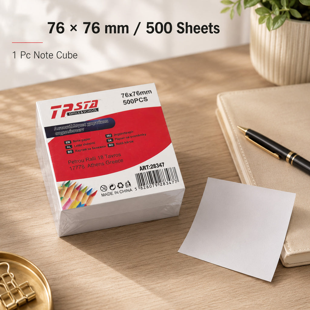 5828079283477 - 500-Sheet White Sticky Notes