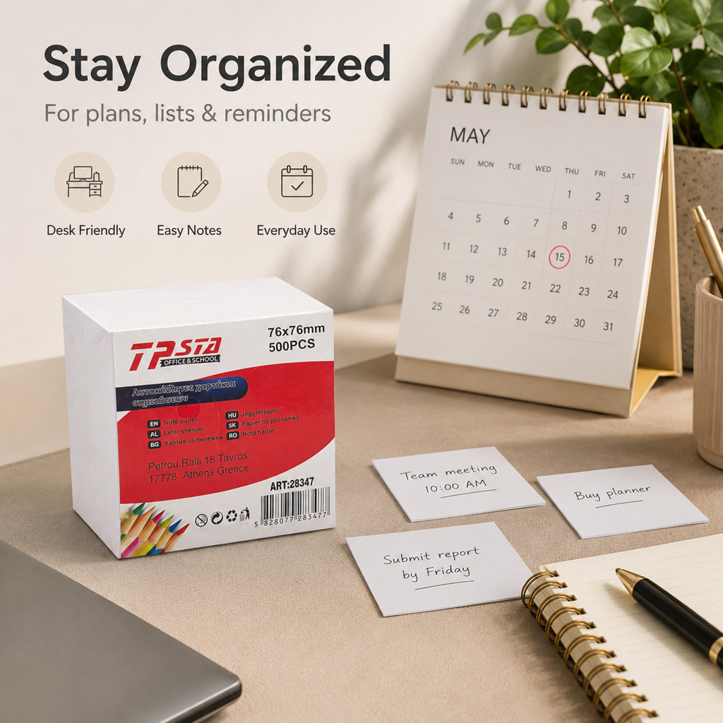 5828079283477 - 500-Sheet White Sticky Notes