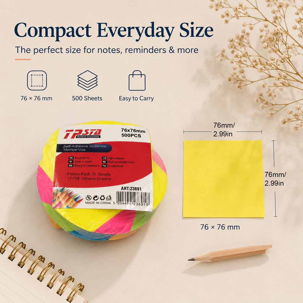 5828079283613 - 500-Sheet Color Sticky Notes