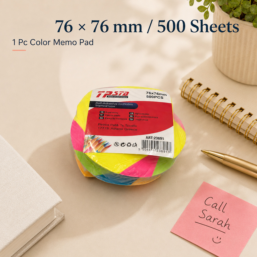 5828079283613 - 500-Sheet Color Sticky Notes