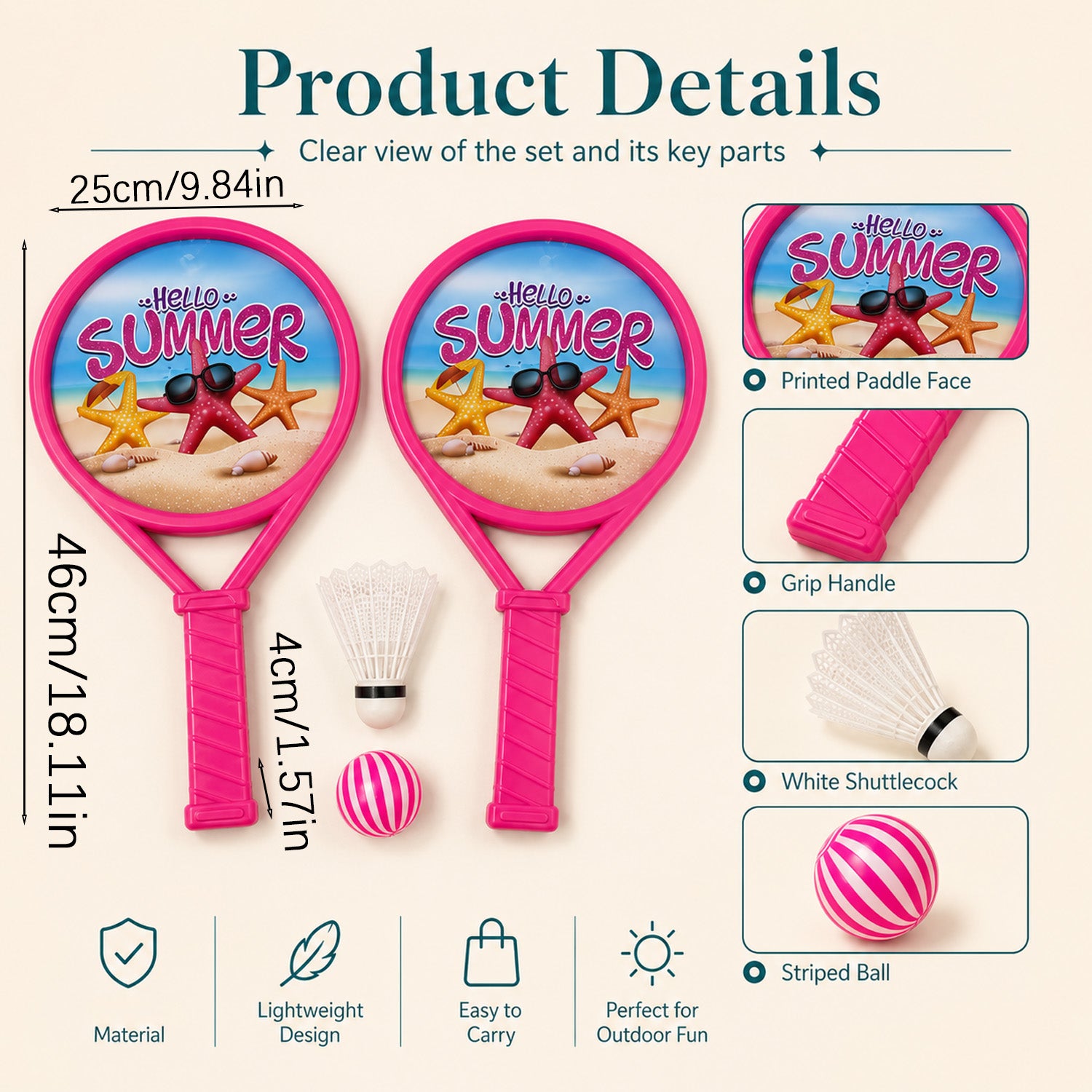 599657704937 - Kids Racket Set