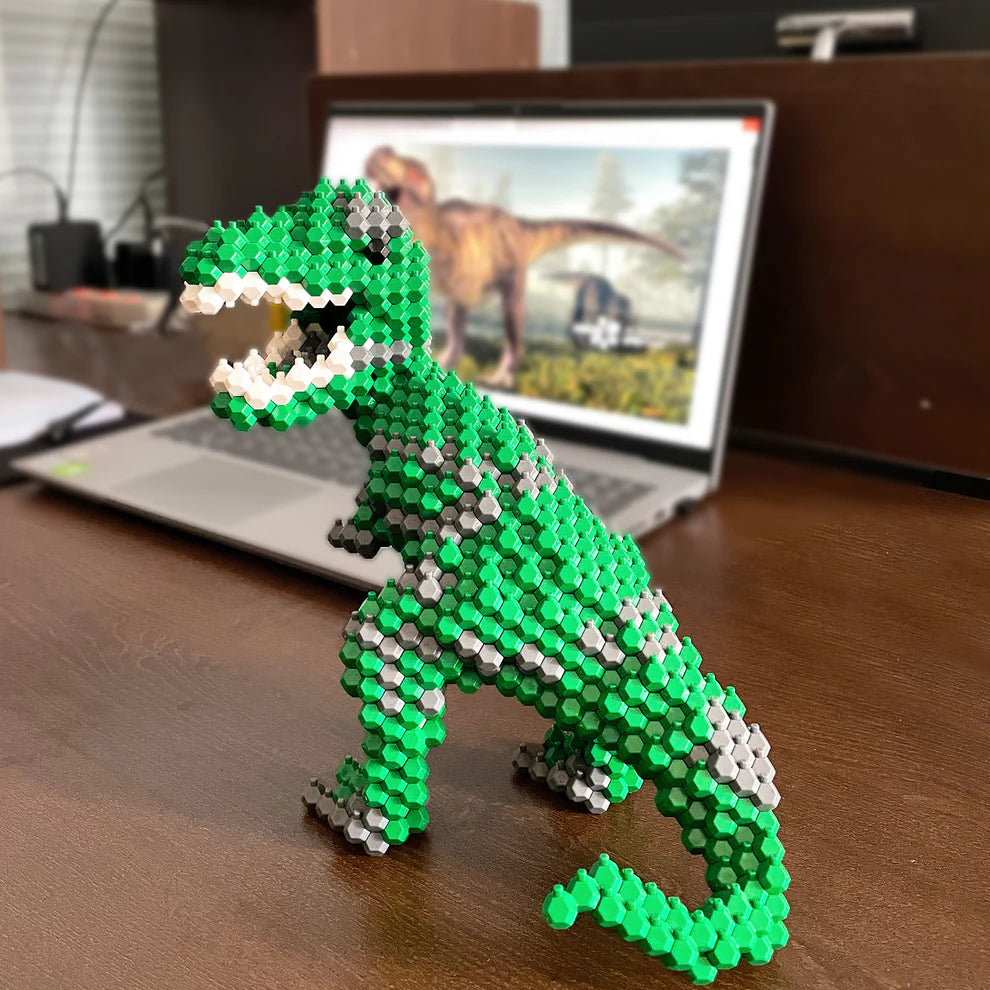 KADELE Green T-Rex Dinosaur Building Set | 421PCS Educational Toys 8+ Gift