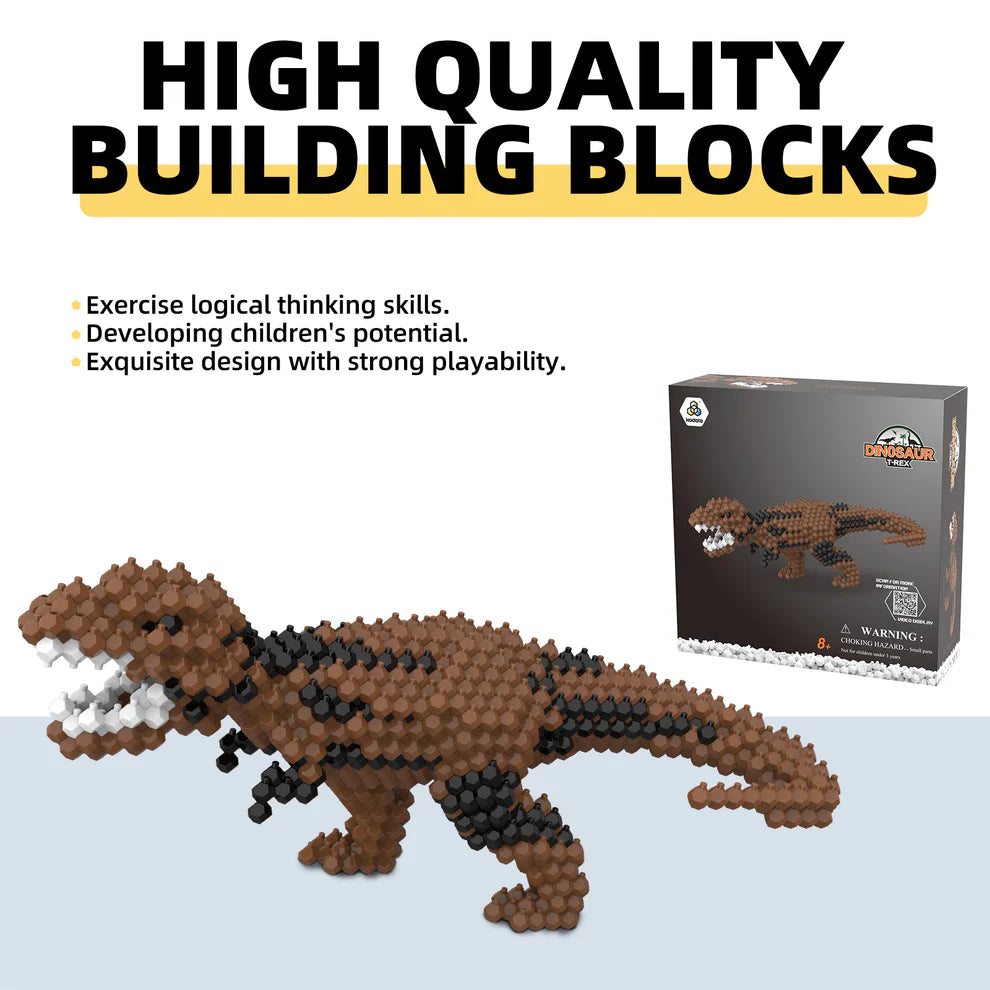 KADELE Tyrannosaurus Rex Dinosaur Building Set | 326 PCS Educational Toys Ages 8+