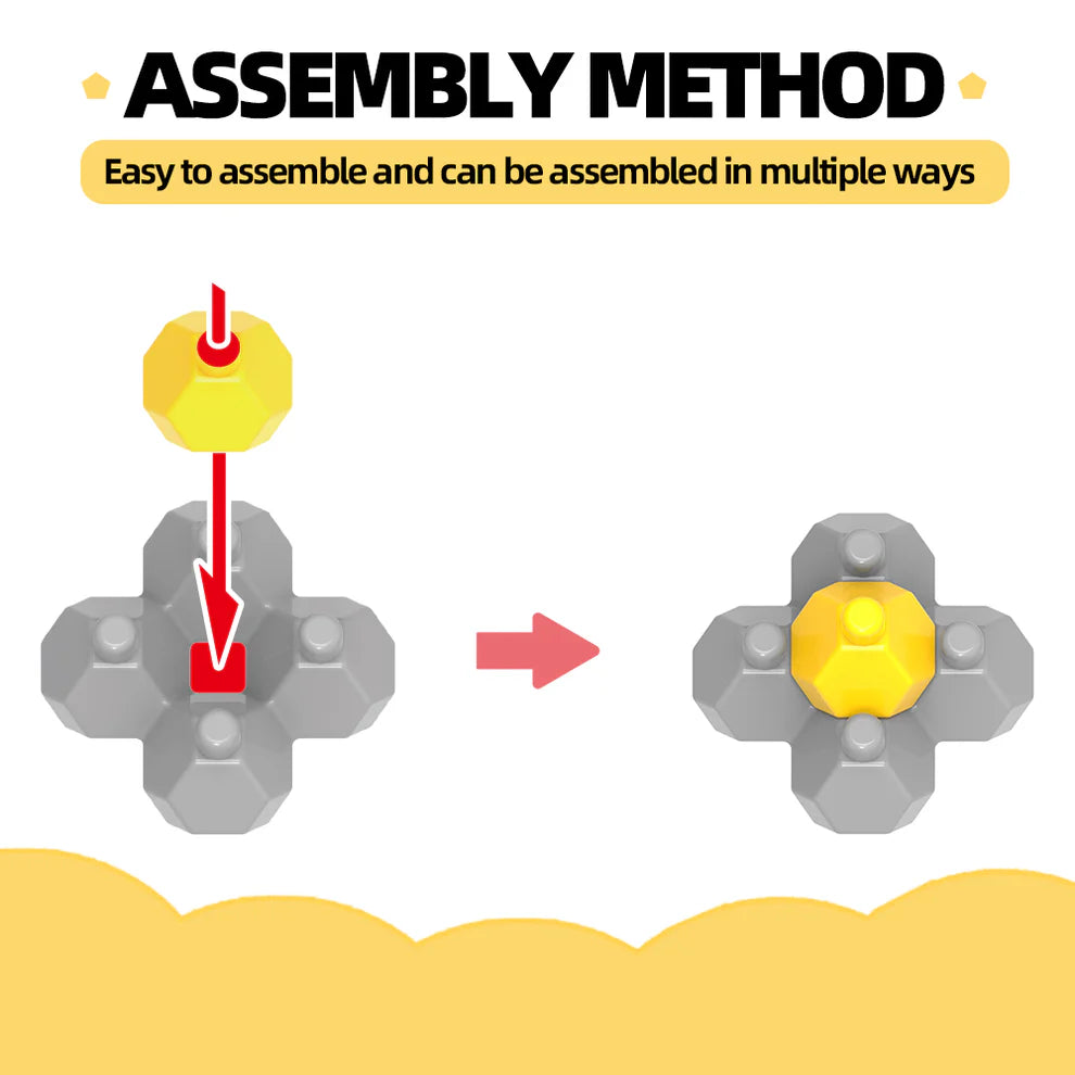KADELE 4 in 1 Engineering Vehicle Blocks | 192PCS Micro 3D STEM Educational Toys Ages 6+
