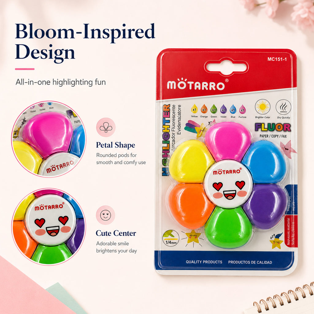6926393357146 - 6-Color Highlighter Set