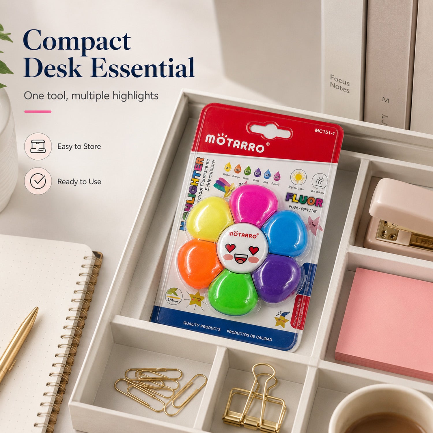 6926393357146 - 6-Color Highlighter Set