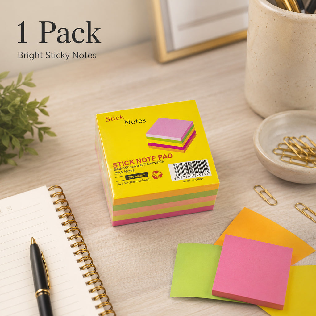 6974766320211 - 300-Sheet Color Sticky Notes