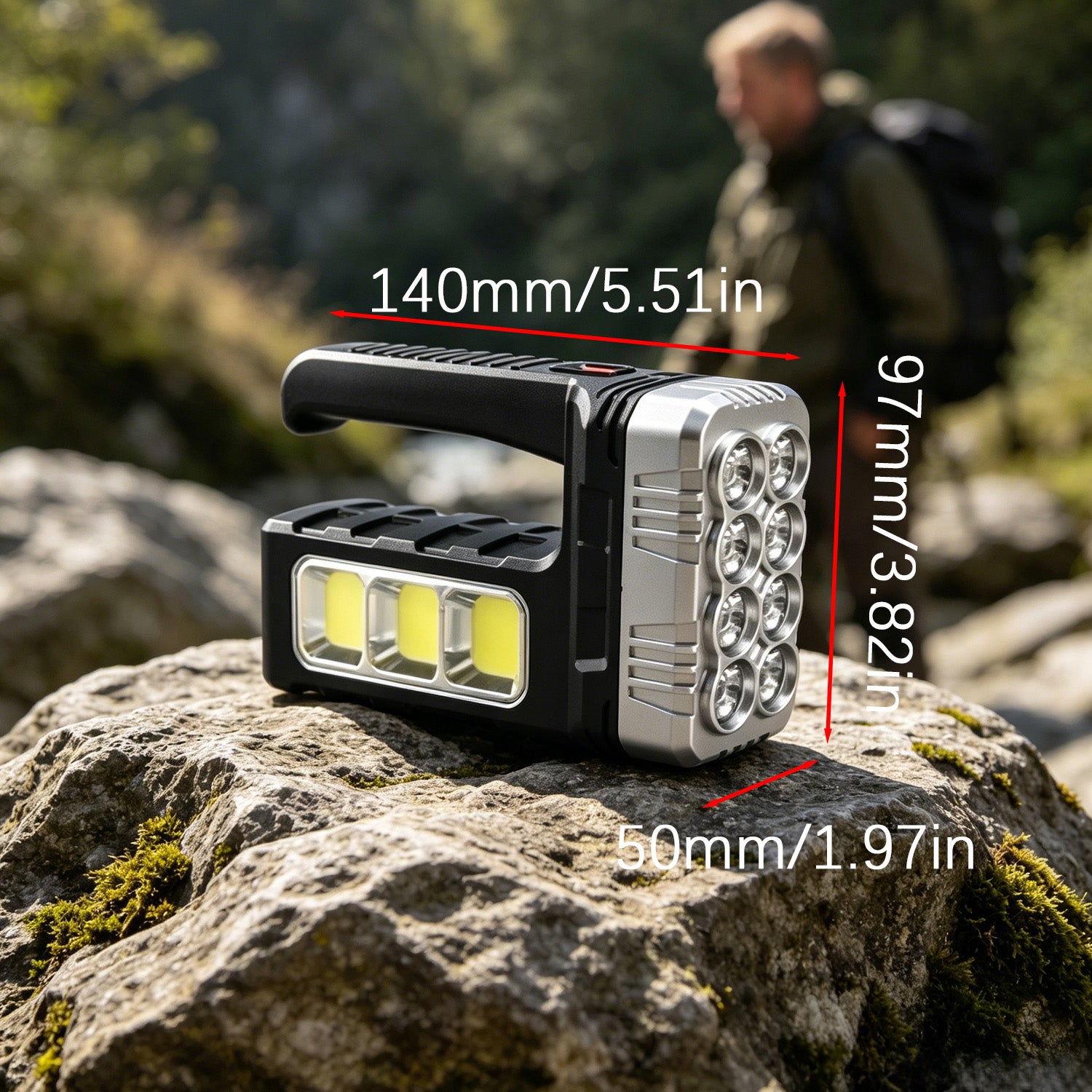 7702A - Portable Handheld Flashlight