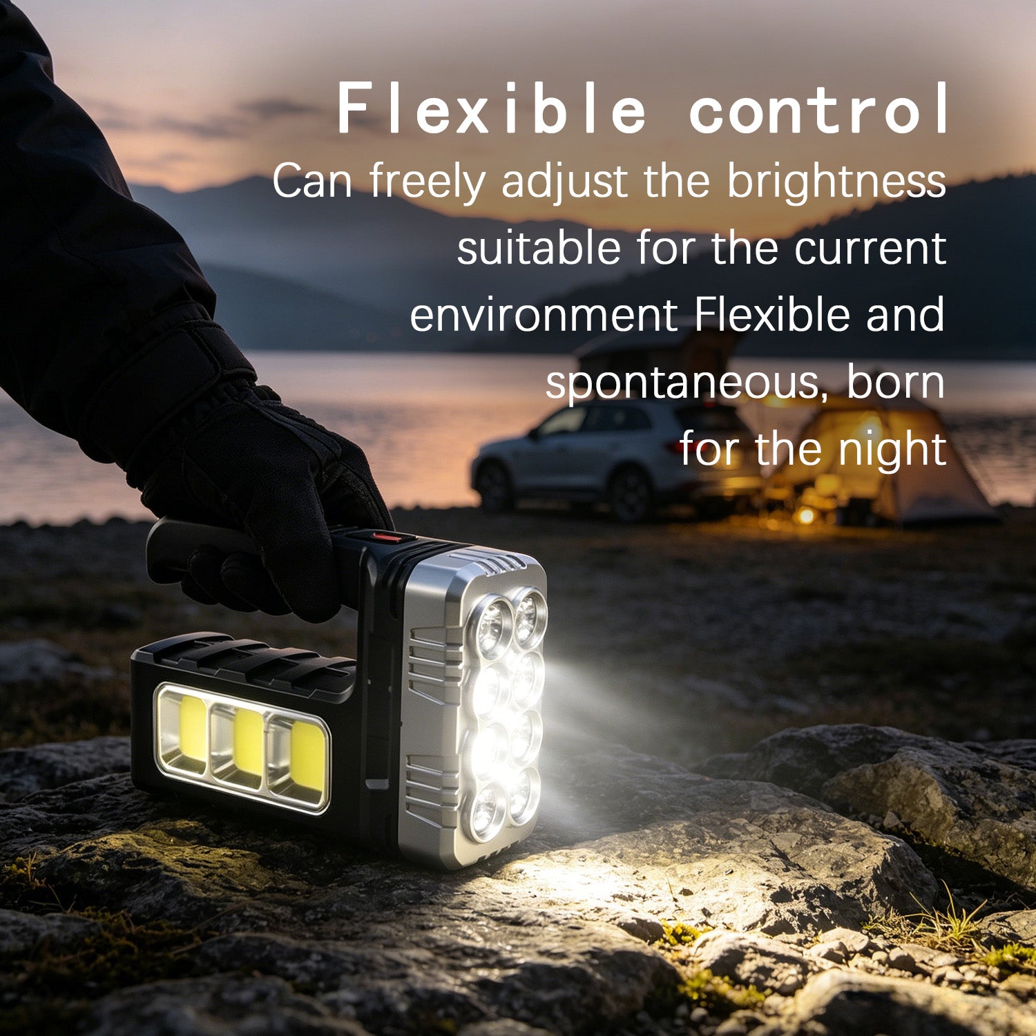 7702A - Portable Handheld Flashlight
