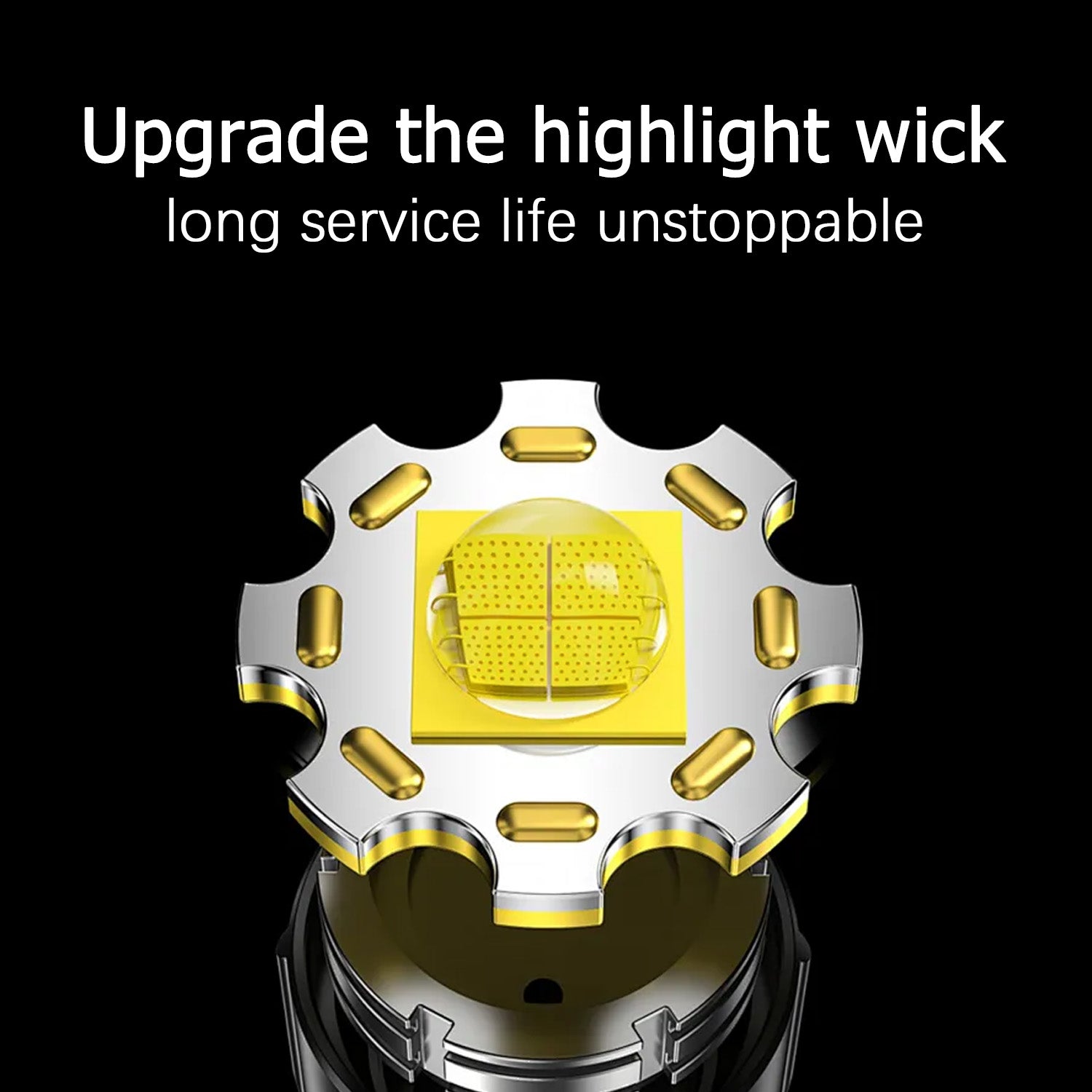 7702A - Portable Handheld Flashlight