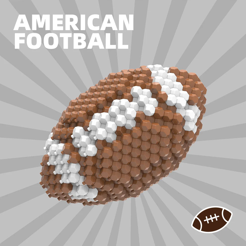 KADELE  Football Blocks | 399PCS Miniature 3D STEM Challenging Toys for 14+