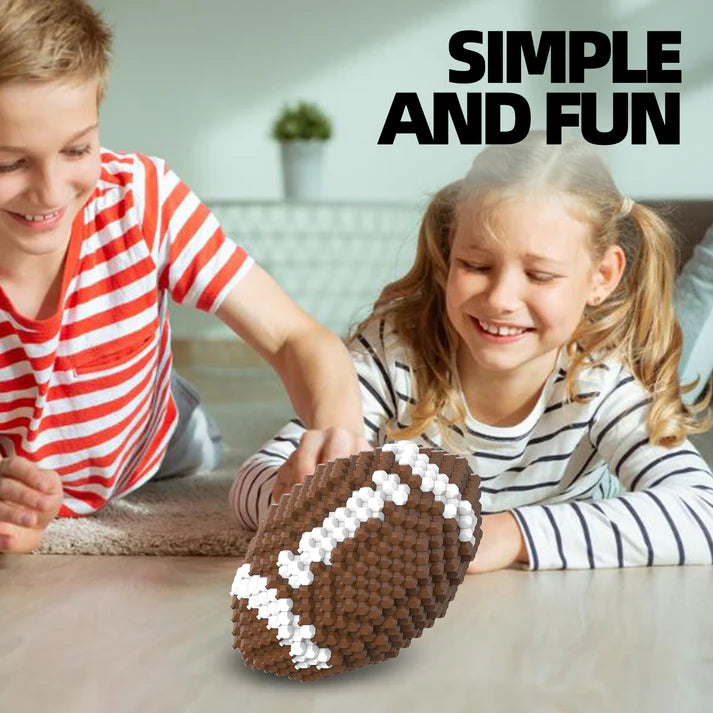 KADELE  Football Blocks | 399PCS Miniature 3D STEM Challenging Toys for 14+