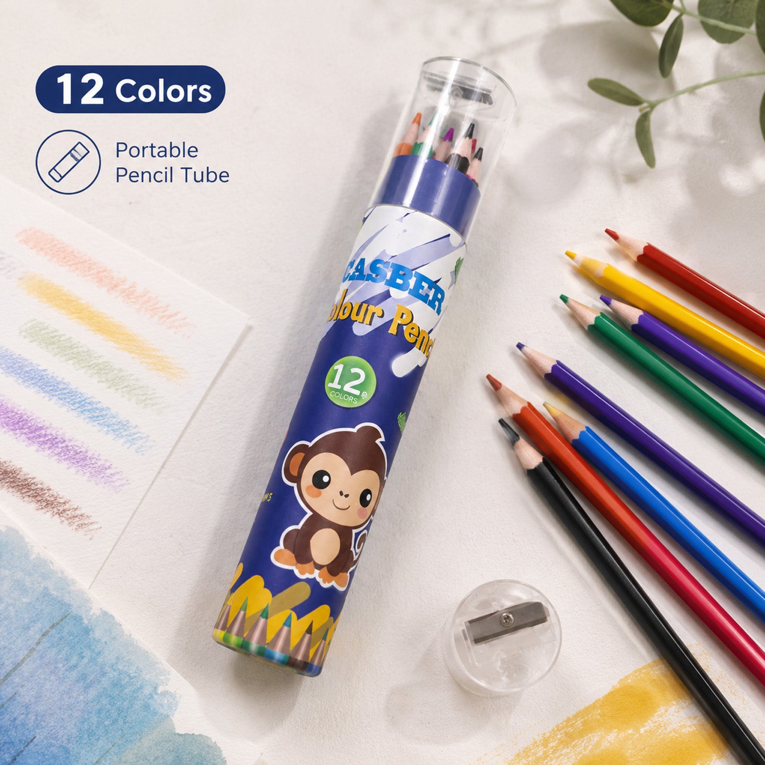 8000003020496 - 12-Color Colored Pencil Set