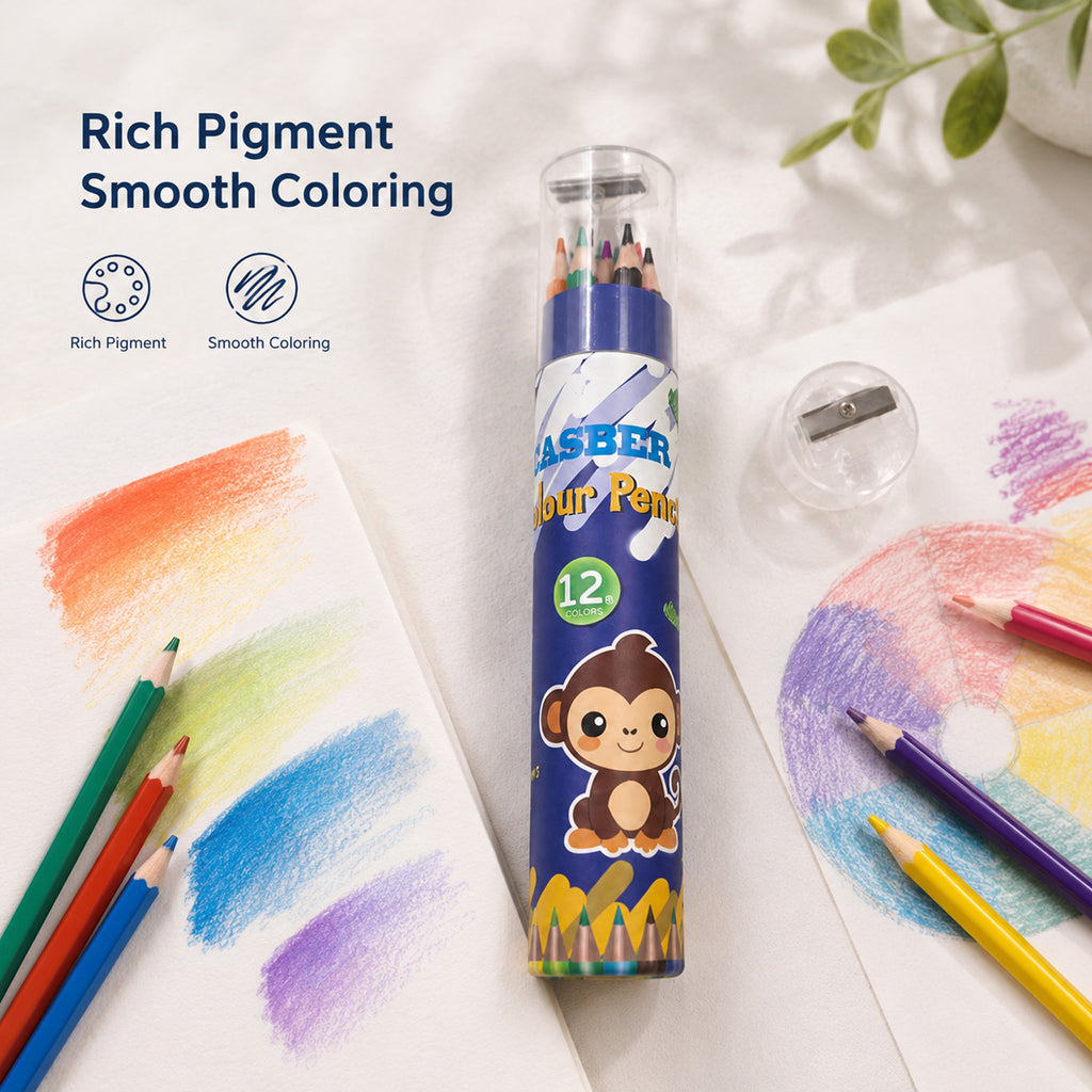 8000003020496 - 12-Color Colored Pencil Set
