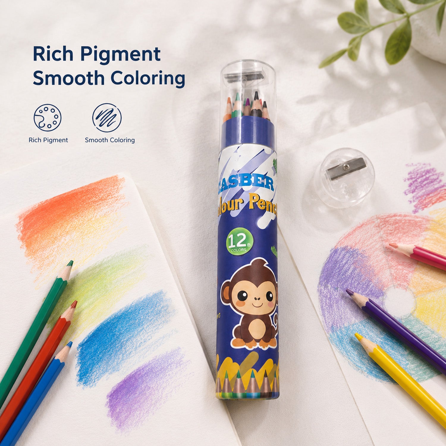 8000003020496 - 12-Color Colored Pencil Set