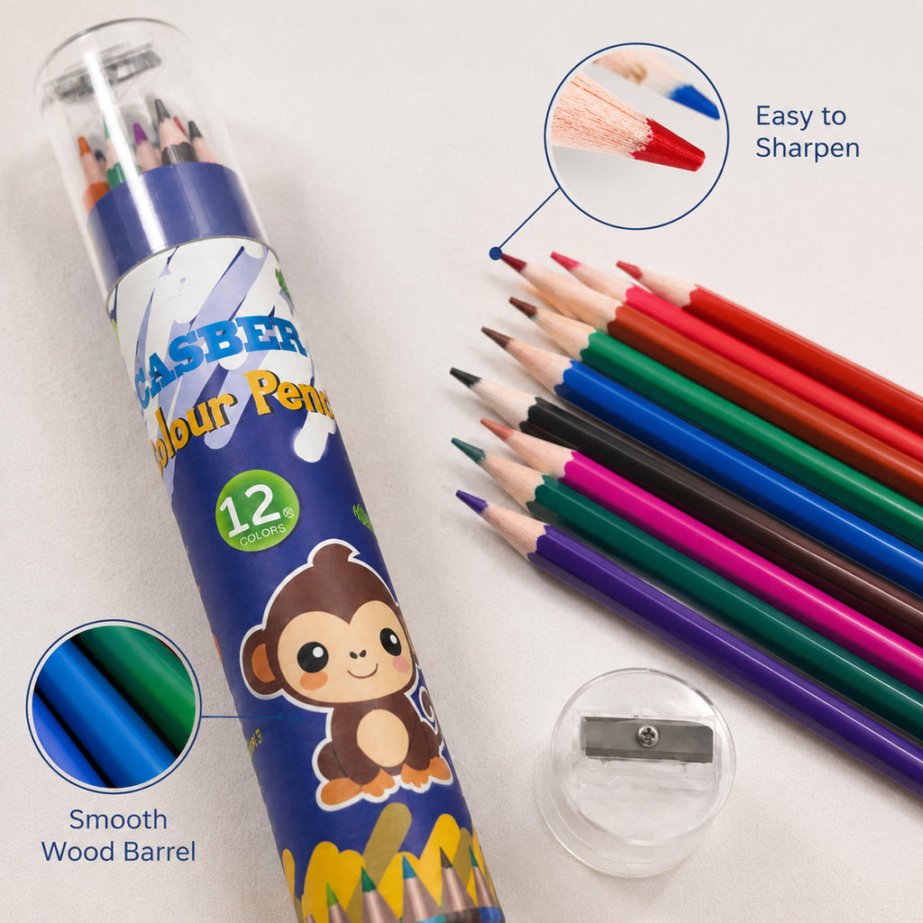 8000003020496 - 12-Color Colored Pencil Set