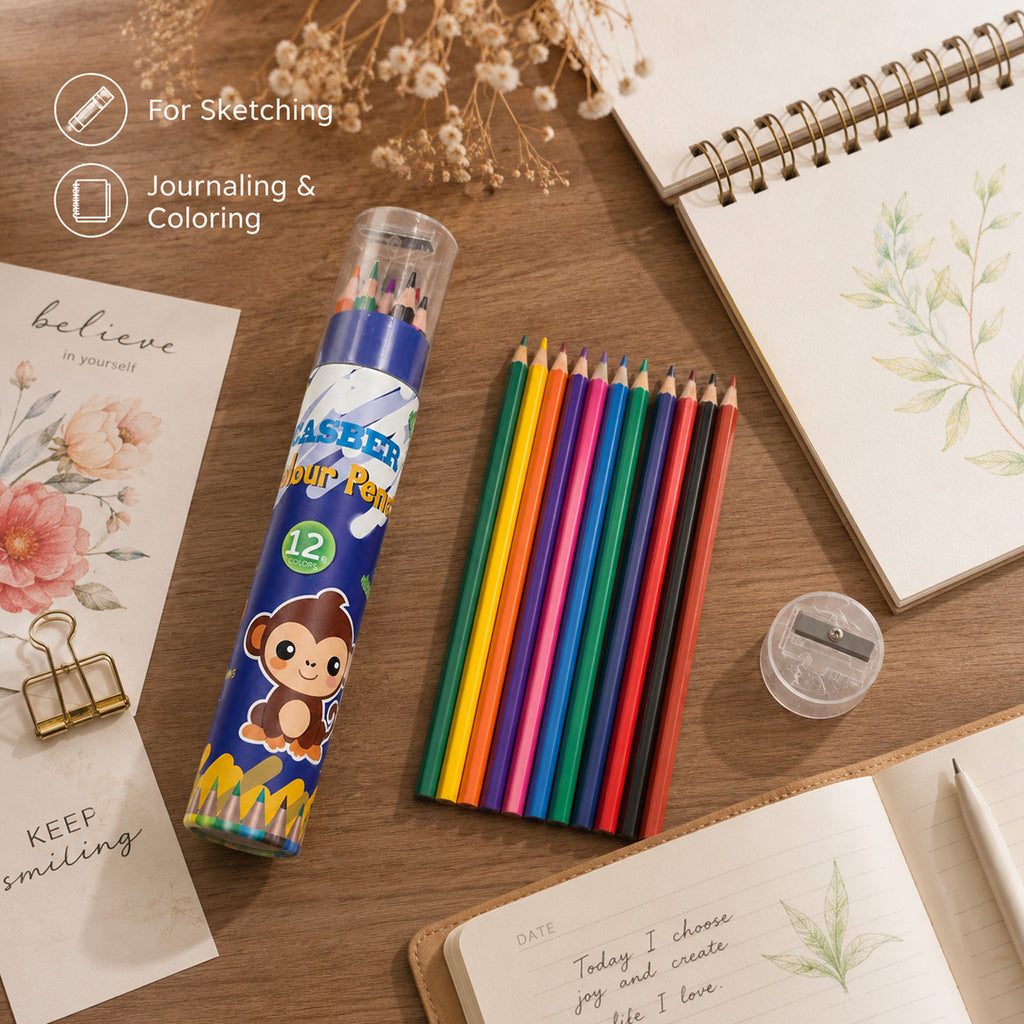 8000003020496 - 12-Color Colored Pencil Set