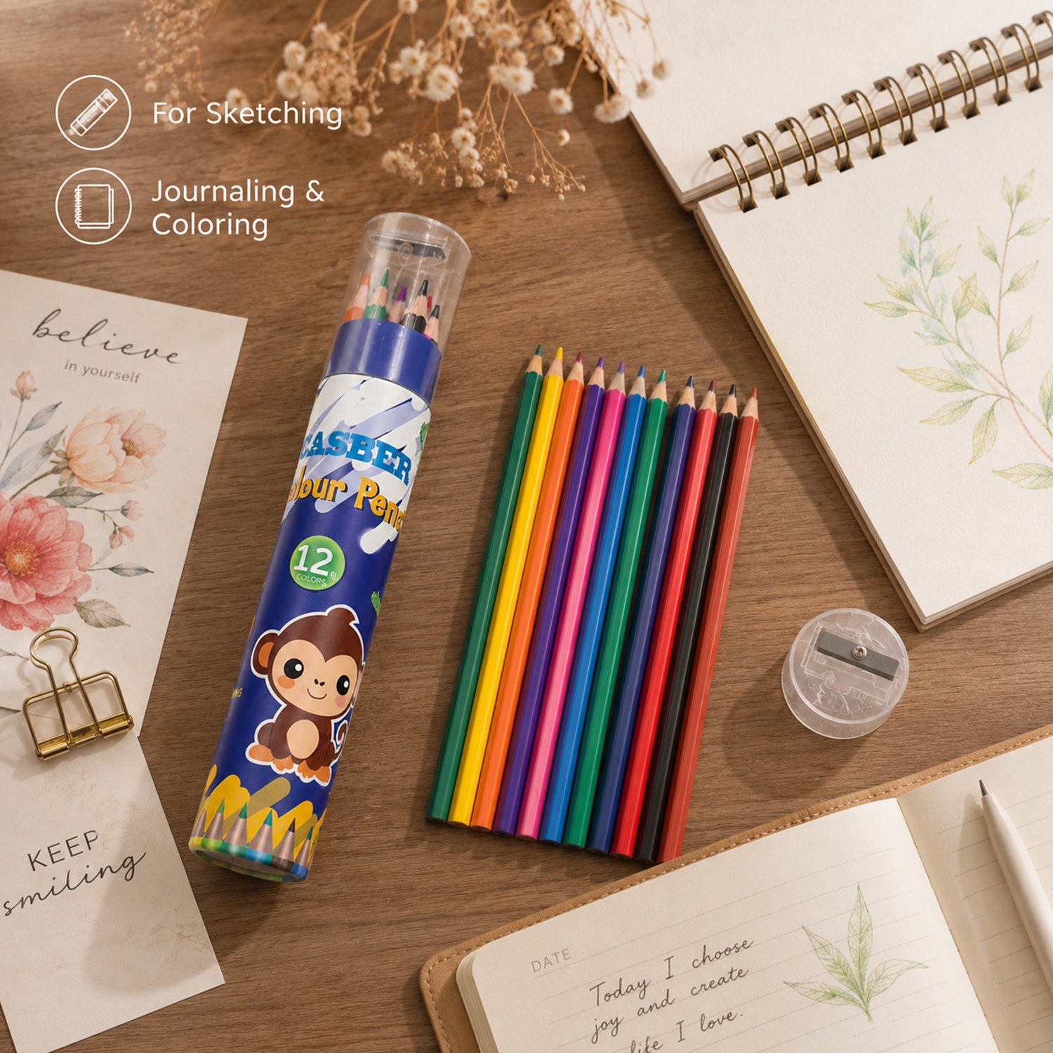 8000003020496 - 12-Color Colored Pencil Set