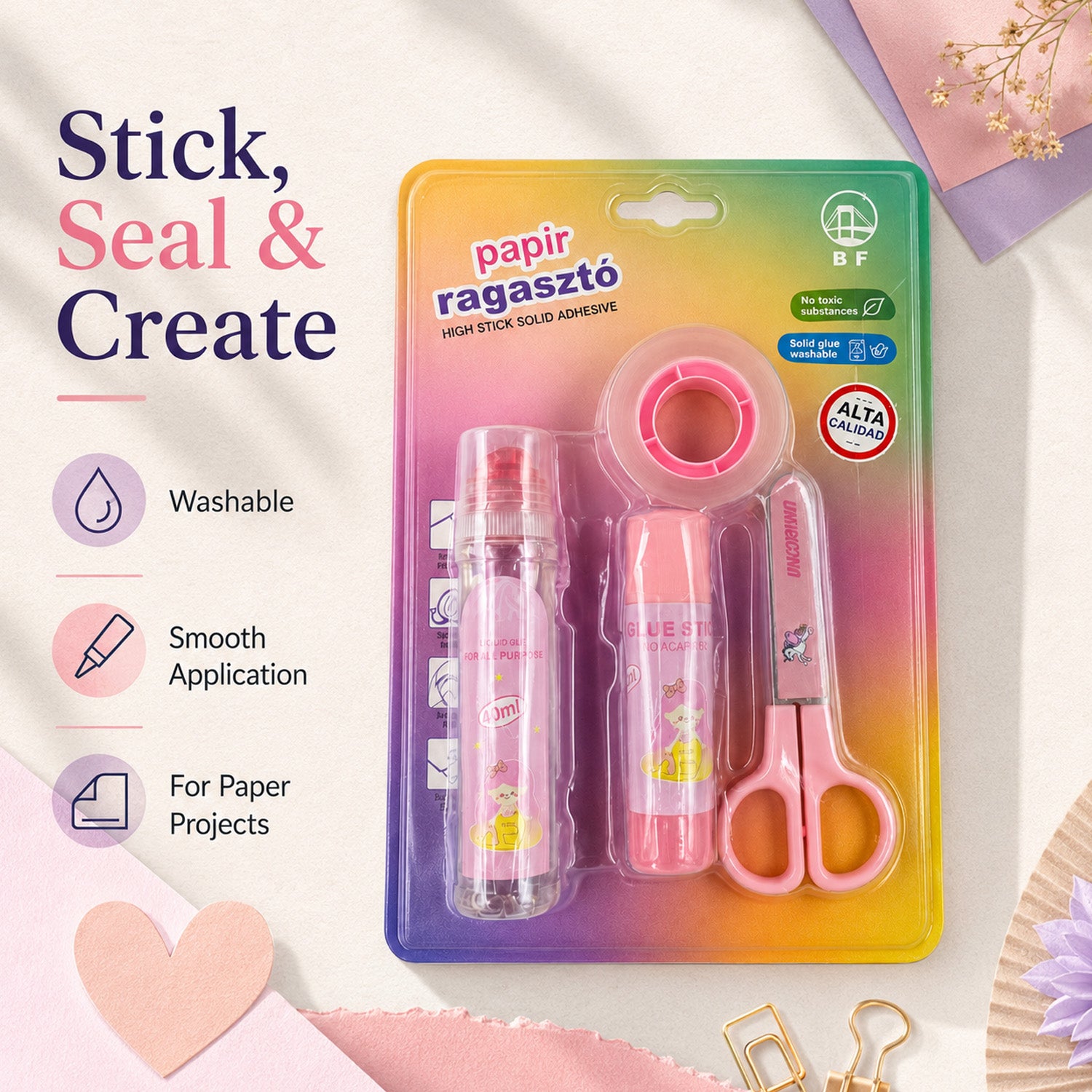 8000003022810 - Kids Glue Set