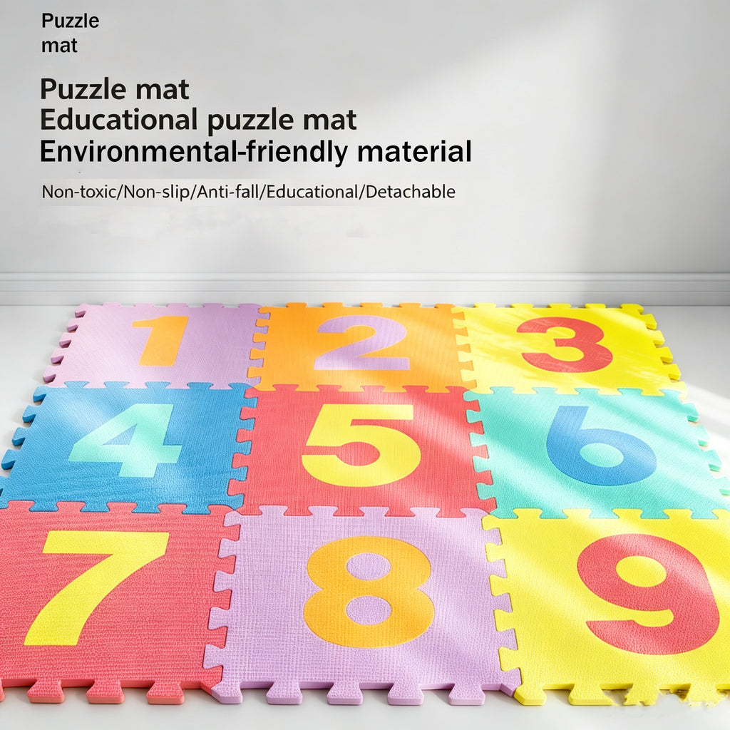 8034048232026 - 10-Piece Interlocking Foam Floor Mat