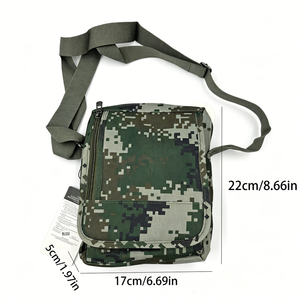 82026003091608 - Camo Crossbody Shoulder Bag