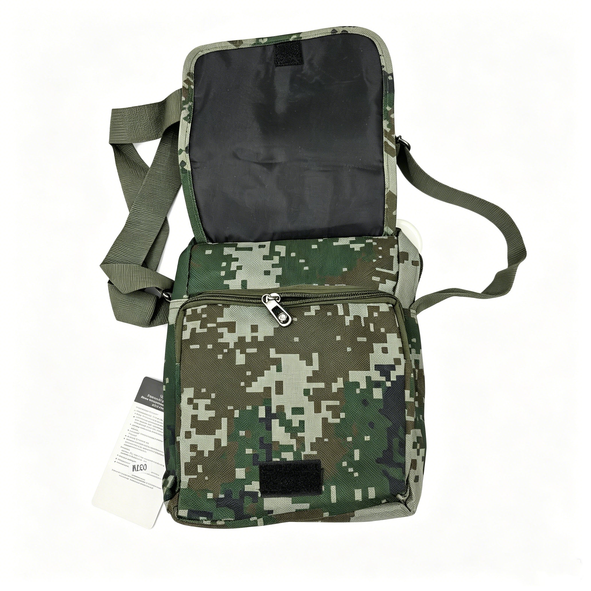82026003091608 - Camo Crossbody Shoulder Bag