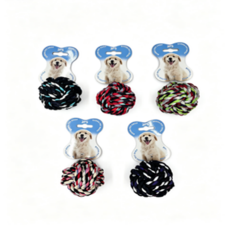 8433298086036 - Dog Rope Ball Toy