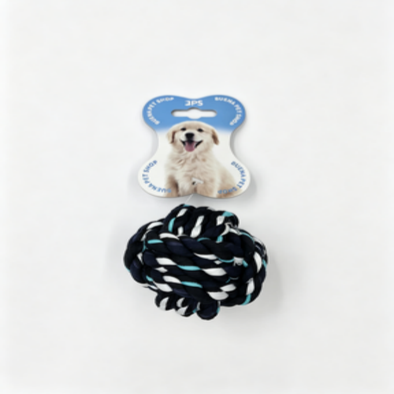 8433298086036 - Dog Rope Ball Toy