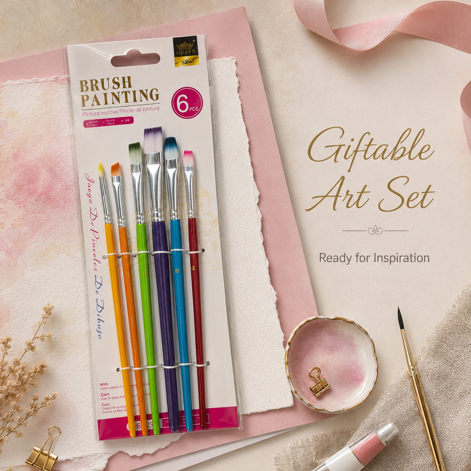8686860125347 - 6-Piece Paint Brush Set