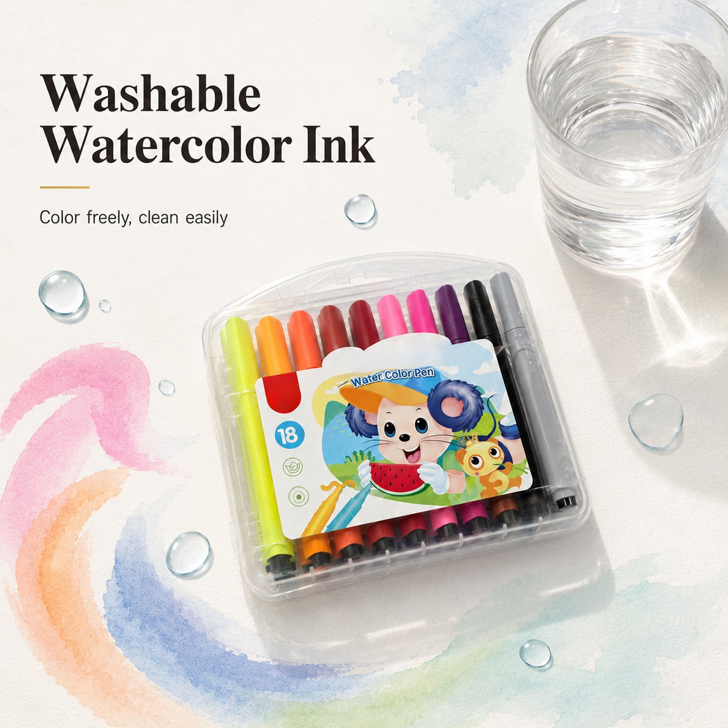 8686860131058 - 18-Color Washable Marker Set