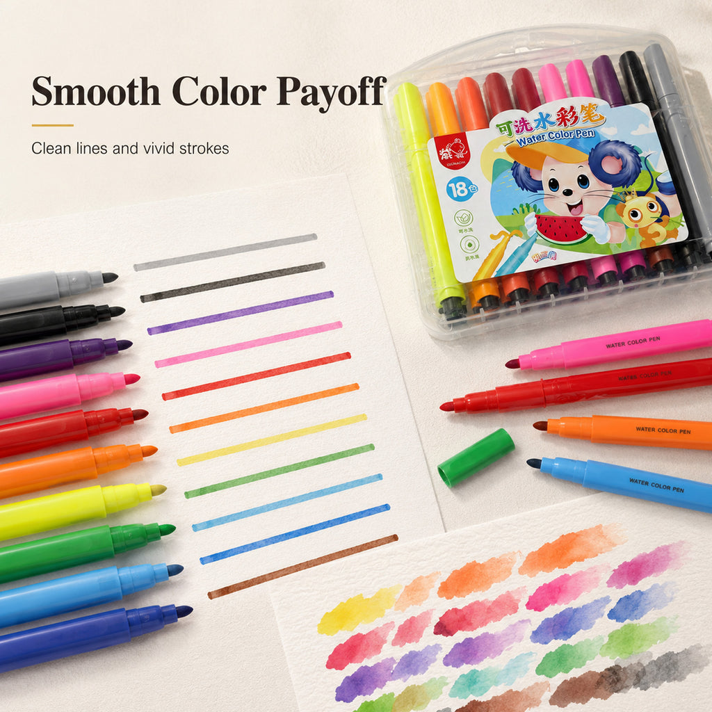 8686860131058 - 18-Color Washable Marker Set