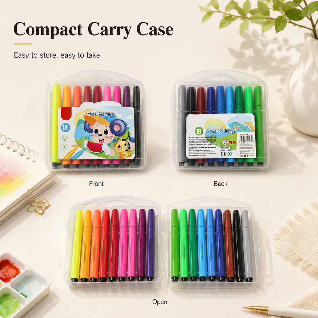 8686860131058 - 18-Color Washable Marker Set