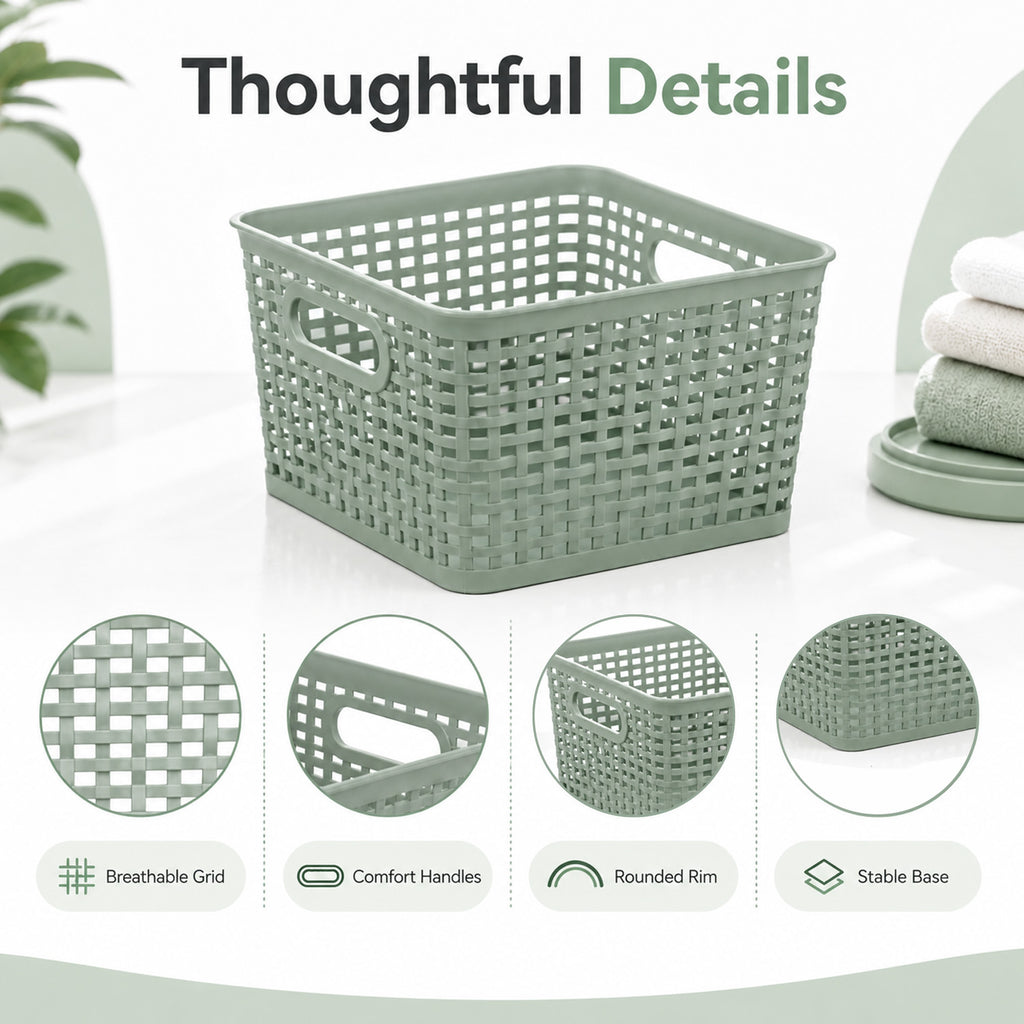 8692531005603 - 4.3L Storage Basket - 18.5（底部）×18.5×11.5