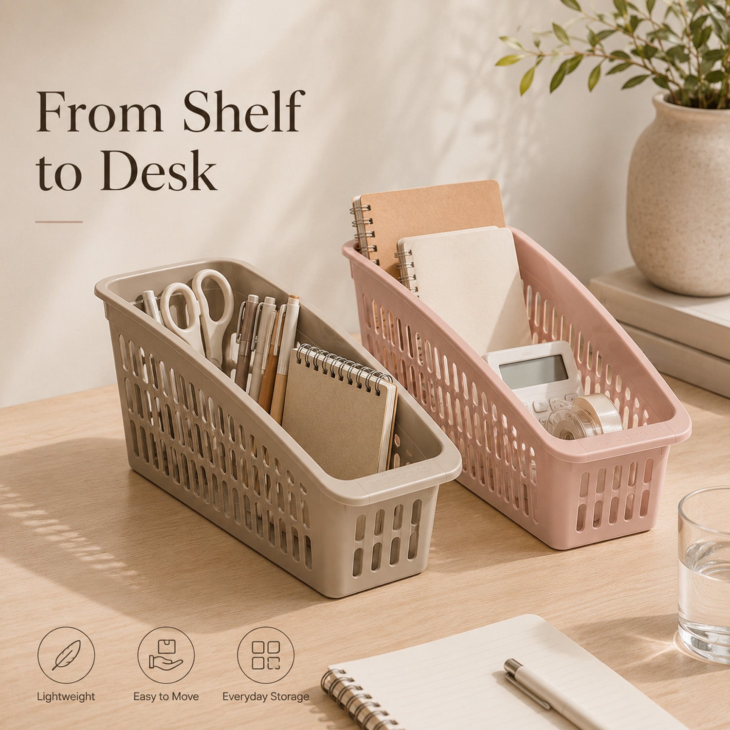 8694917006518 - Sorting Storage Basket - 25.5（底部）×10×17