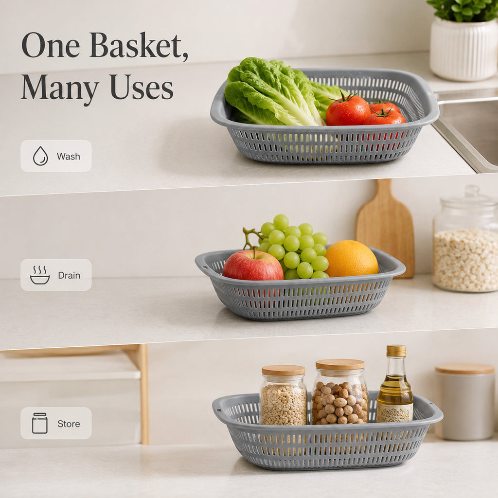 8694917009403 - 3L Storage Basket - 23（底部）×16×8