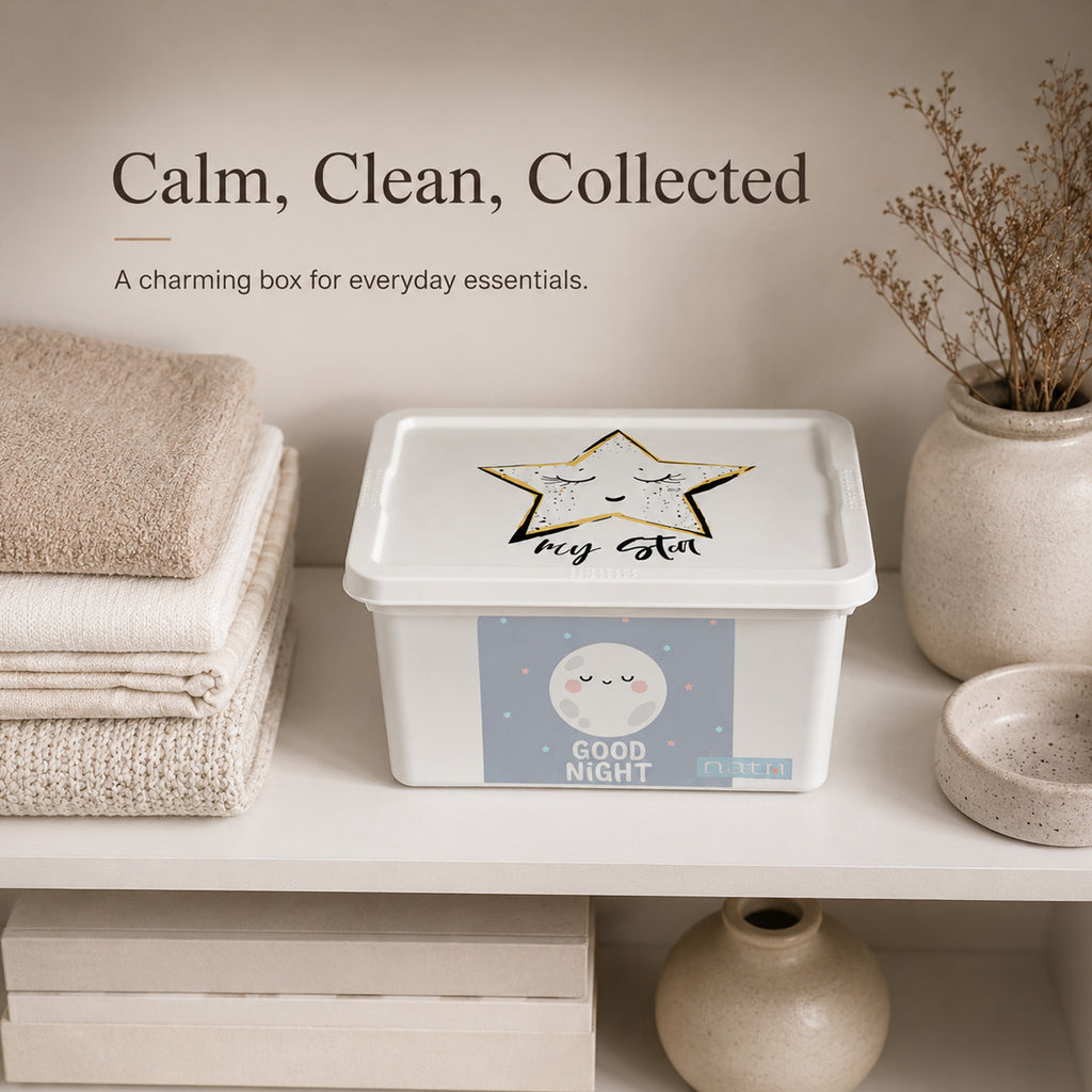 8695737107270 - 2.5L Storage Box with Lid - 16（底部）×13×9