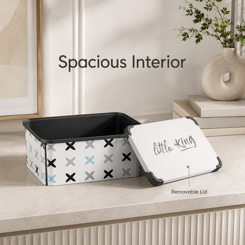 8695737113998 - 5L Storage Box with Lid - 26（底部）×16.5×13.5
